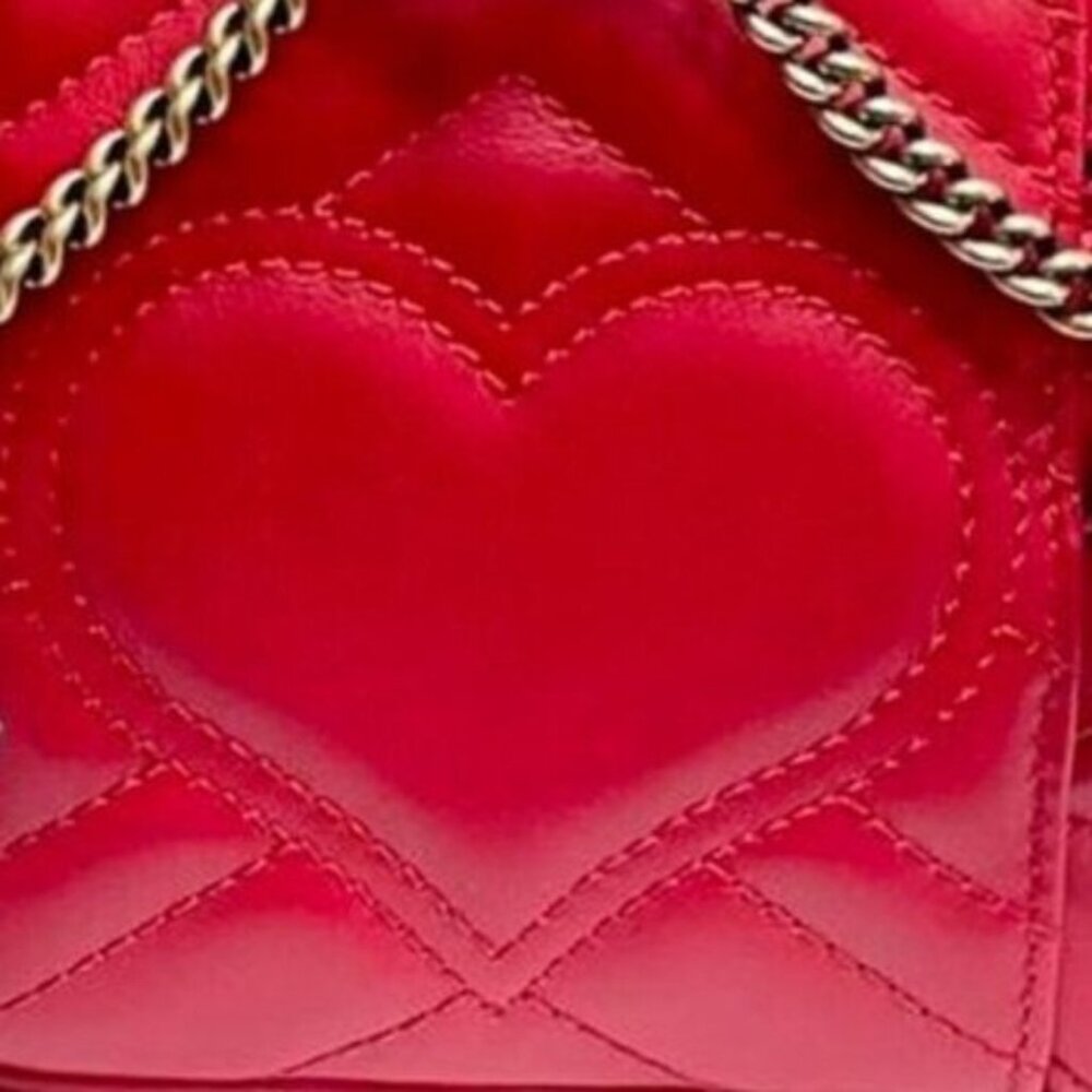 New,  Gucci, Matelassé Marmont Quilted Calf Leather Mini Backpack - Picture 7 of 16